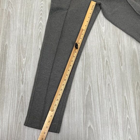 Everlane The Dream High Rise Pintuck Pull On Knit Work Pant Heathered Gray XS - Picture 10 of 11
